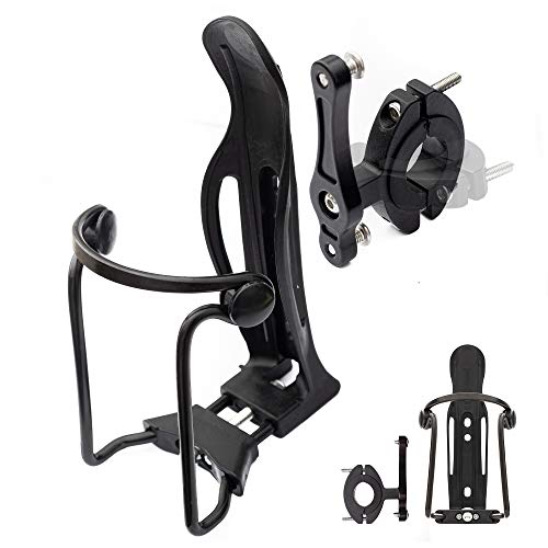 Bike Bottle Holder and Cage Mount– No Screws! Adjustable Cage with Grip Buttons for MAX Protection, Anti Rust & Durable. Multi Versatile Cycling Gear. Included: Clamps &Tools. 2Years Guarantee.