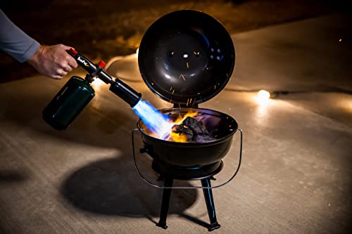 Powerful Searpro Charcoal Torch Lighter - Cooking Gadgets - Sous Vide - Cooking Torch - Culinary Kitchen Torch - Flamethrower Meater Gun Lighter - Bbq Propane Torch - Chef Blow Torch Tank Not Included #TOP1