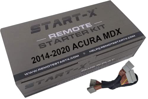 Start-X Remote Starter Kit for Acura MDX (2014-2020) | Push to Start Engine | Plug n Play | Lock 3X to Remote Start | 2014 2015 2016 2017 2018 2019 2020