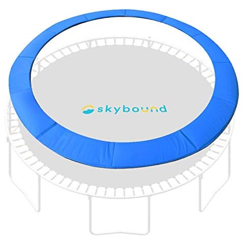 SkyBound 14 Foot Blue Trampoline Safety Pad - Spring Cover Fits Up to 7 Inch Springs - Standard Cover