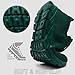 VLHGCG Tennis Running Shoes Womens Walking Comfortable Slip On Breathable Non Slip Athletic Gym Workout Cross Training Fashion Sneakers,Green,Size 9.5