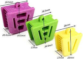 3 Size Dental Mouth Prop & 6 Pcs Tongue Guard Kit, Intraoral Support Dental Bite Block,Occlusal Pad