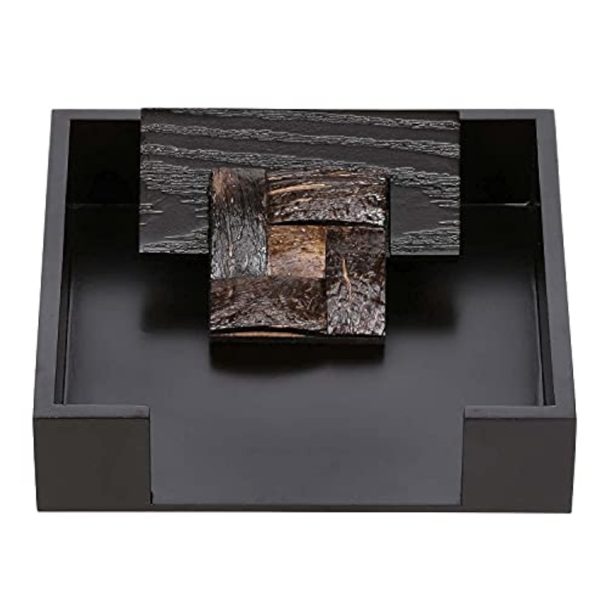 Wooden MDF Flat Napkin Holder for Dining Table