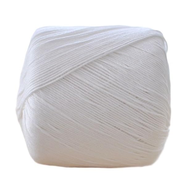 Fil coton peigné taille 3 anti dédoublement pour réussir vos projets crochet dentelle