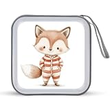 Diseño portátil y práctico: equipado con una correa de mano resistente y un cierre de cremallera seguro, esta funda para DVD está diseñada para un fácil transporte y comodidad. Puede contener hasta 40 CD, por lo que es perfecto para el uso diario y viajes
