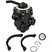 Pentair 262506 1-1/2-Inch 6-Way Clamp Style Valve Replacement Pool and Spa Sand Filter