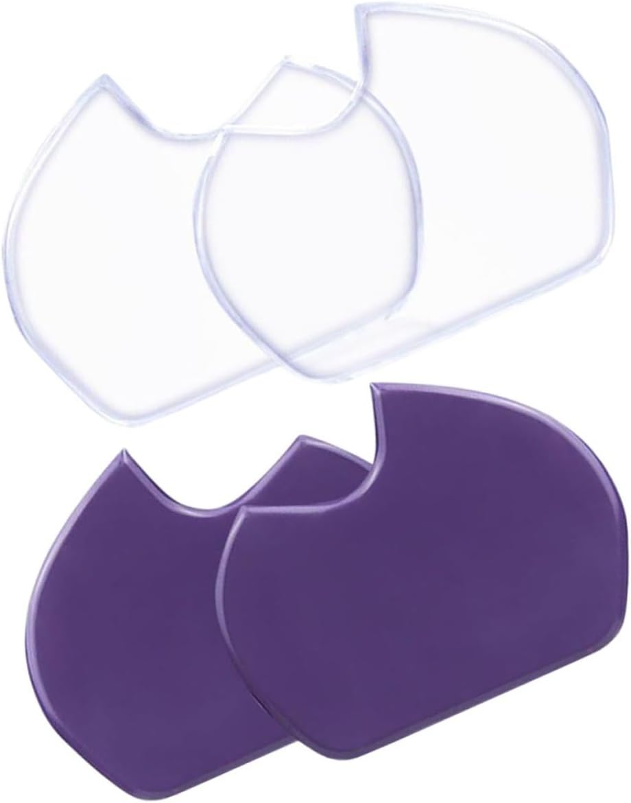 2 Pairs Women’s Gel Forefoot Pads Cushion, Soft High Heels Half Insoles for Ball-of-Foot Relief, Reusable Metatarsal Gel Inserts for Dancers and Daily Comfort