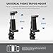 Neewer Metal Phone Tripod Mount with Cold Shoes, 1/4