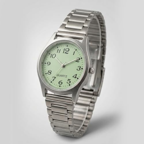 Image of PANJATAN Women's Classic Quartz Watch - Uniques - Stainless Steel Silver Chain - Stylish Ladies Analog Wrist Watch (30mm)