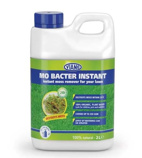 Viano Mo Bacter Instant 2L - Covers up to 250 SQM - 100% Organic Moss Treatment
