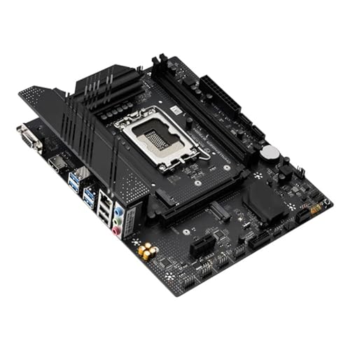 HYUIND Placa Madre Fit For MAXSUN B760M con zócalo LGA1700 for procesadores de 14.ª, 13.ª y 12.ª generación, DDR4, SATA3, M.2, M-ATX, Compatible con 12400, 12700 y 13600K/F.