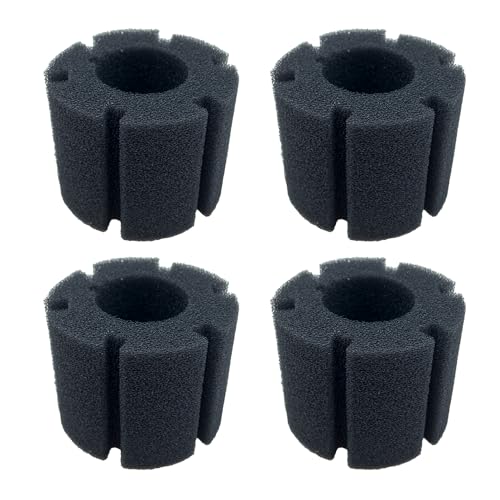 RedBeryl スポンジフィルター 水槽 投げ込み式 ろ過装置 (取替スポンジ4個, RB2835)