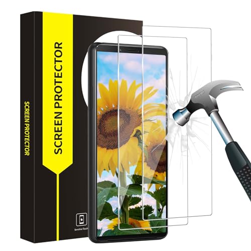 Carantee 2 Stück Schutzfolie für Panzerglas für Sony Xperia 10 IV 5G, 9H Härte Schutzglas, Kratzfest, Keine Blasen, Sensitive Touch, 2,5D-Abdeckung, Ultra-Klar Xperia 10 IV Displayschutzfolie
