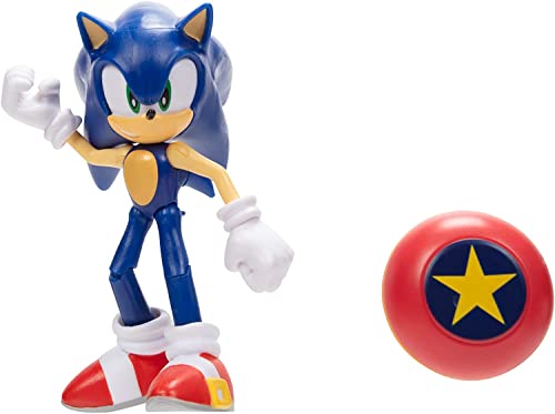 Sonic The Hedgehog Sonic 4" Action Figure 2 Pack - Modern Sonic & Modern Metal Sonic #TOP4