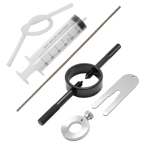 Image of Fork Service Tool Kit, 2Pcs Type 1 Universal Fork Oil Level Tool, Fork Spring Compressor Fits Most Street and Inverted Fork Motorcycles