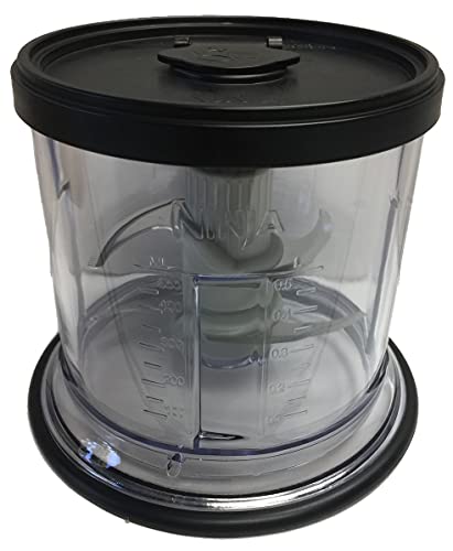 Ninja 16oz Bowl with Blade Storage Lid for NJ100 NJ100GN NJ100GR NJ100PR NJ1004 NJ1006 Express Stackable Chopper