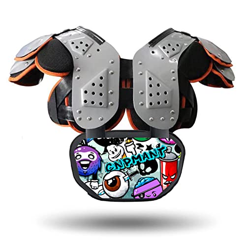 Cnpmant Sports Football Back Plate Football Backplates For Shoulder Pads Football, Rear Protector Lower Back Pads For Football Players, Lower Backs Will Be Safe And Stylish With This Sturdy Backplate. #TOP5