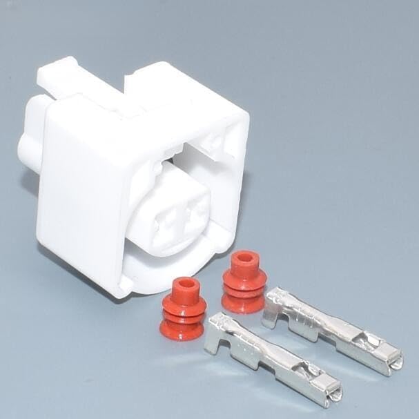 2pin 2.3mm Automotive Electric Plug Waterproof Plastic Wiring Cable Female Connector - (Color Name: 5sets)