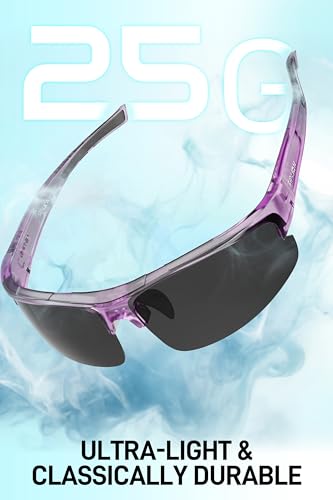 Image of SIPLION Polarized Sunglasses Men Sports: UV400 Protection Anti-Slip Wrap-Around TR90 Frame for Driving Fishing Golf Running