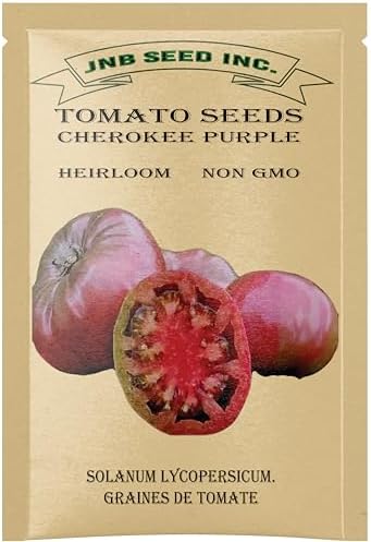 6-Variety Heirloom Tomato Seed Pack 300+ Seeds (50 Seeds Per Pack) Non-GMO Heritage Seeds for Cherokee Purple, Bonny Best, Roma VF, Red Cherry Large, Brandywine Pink & Golden Jubilee Tomatoes - 2