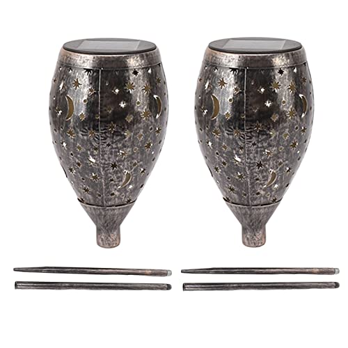 Lanterne solaire lune et étoile pour illuminer vos soirées d'été et décorer le jardin