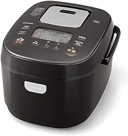 アイリスオーヤマ 炊飯器 5.5合 IH式 40銘柄炊き分け機能 極厚火釜 玄米 一人暮らし 新生活 ブラック RC-IK50-B