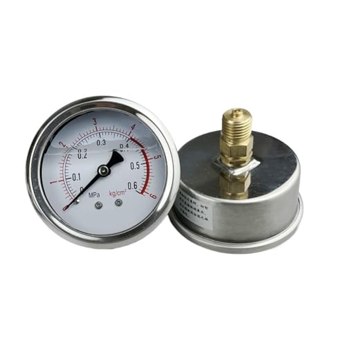 Manomètre antichoc Axial YN-60ZV amortisseur de vibrations pour circuits hydrauliques 10MPA
