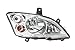 Produktbild HELLA 1EG 009 627-021 Halogen-Hauptscheinwerfer - rechts - für u.a. Mercedes-Benz Vito / Mixto Box (W639)