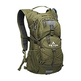 TETON Sports Oasis 18L Hydration Pack with Free 2-Liter Water Bladder; The Perfect Backpack for Hiking, Running, Cycling, or Commuting,Olive