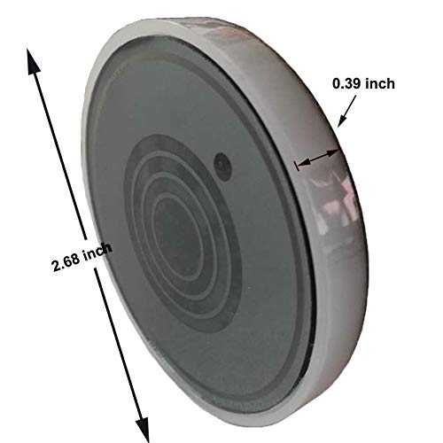 image for LUCKLYJONE 4 Pieces LED Car Cup Holder Lights, 7 Colors Changing USB C