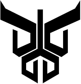 Kuuga Symbol 5.5" Wide Kamen Rider Sentai TV Series Movie Logo Custom Die Cut Decal - Black Color