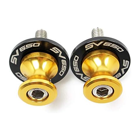 M8 8mm Swingarm Stand Screws CNC Motorcycle Swing Arm Spools Sliders for Suzuki SV650 all years Cover