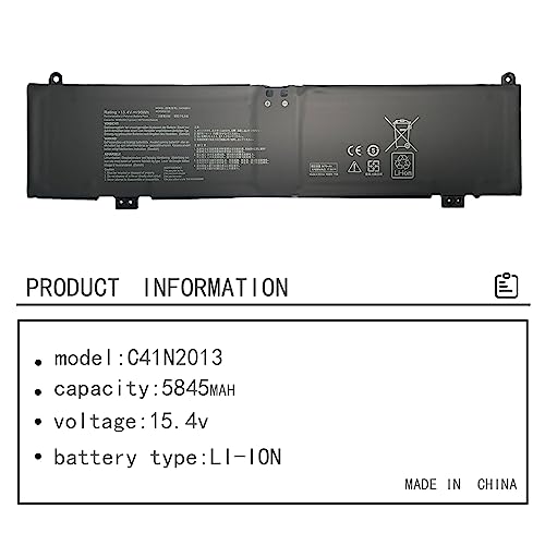 C41N2013 C41N2013-1 0B200-03880-100 bateria do laptopa kompatybilna z Asus ROG Strix G15 G513 G17 G713 Rog Strix Scar 15 G533, 17 G733 Zephyrus G15 GA503 S17 GX701LV M16 GU603HE seria (15,4 V 90 Wh)