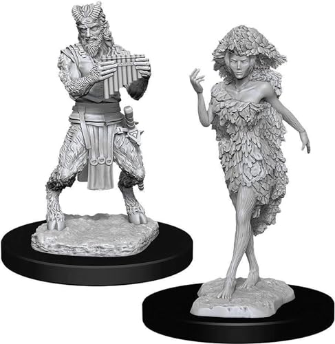 NECA D&D Nolzurs Marvelous Upainted Miniatures: Wave 11: Satyr & Dryad