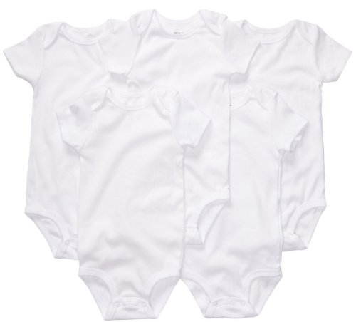 Bodysuit short sleeve blanc Carter's 5 pack 3 months anti-irritation