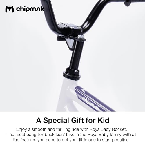 Image of Chipmunk Kids Bike 12 14 16 18 Inch Bicycle with Training Wheels Beginners Boys Girls Ages 3-10 Years Multiple Colors