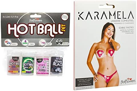 Hot Flowers Combo Hot Ball Set & Hot Flowers Edible Pasties Karamela for Women