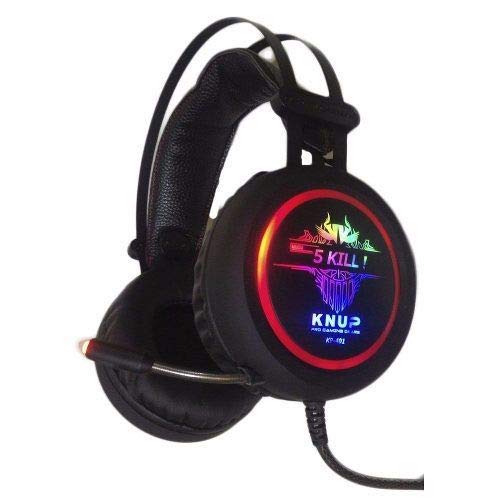 Headset Gamer Led Rgb Som Surround Effect Virtual 7.1 com Microfone Estéreo Para Pc Notebook Xbox On