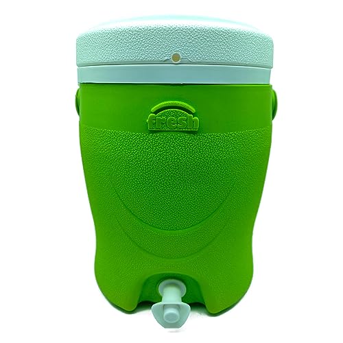 Acan Tradineur - Nevera Vertical con Grifo para el Almacenamiento de líquidos - Fabricado en PVC - Envase Grande para el Transporte o Almacenamiento - 6 L - Color Surtido