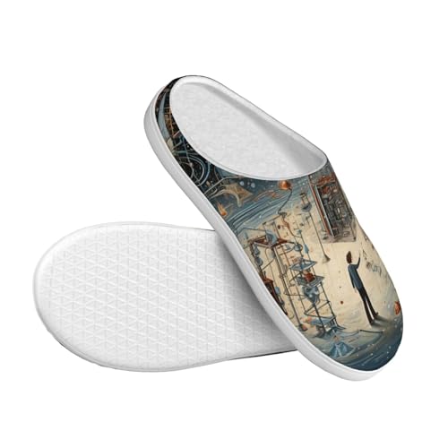 Pantoufles lavables pour le jardin et la maison chaussons confortables semelle TPR - 3