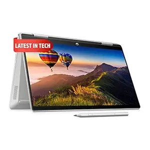 HP Pavilion x360,12th Gen Intel Core i5-1235U 8GB RAM/512GB SSD 14-inch(35.6 cm) Micro-Edge FHD Multitouch-Enabled Laptop/Intel Iris Xe Graphics/Backlit KB/B&O/Win 11/MSO 2021/1.41 Kg, 14-ek0084TU