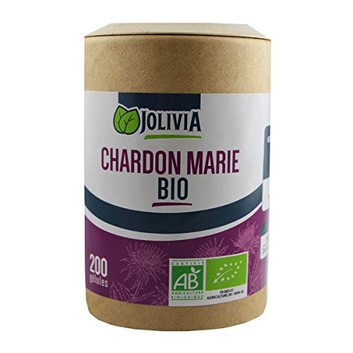 Chardon Marie Bio - 200 gélules végétales de 300 mg | Format Gélule | Complément Alimentaire | Vegan | Fabriqué en France