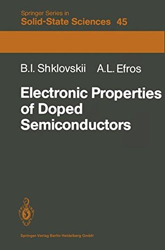Electronic Properties of Doped Semiconductors (Springer Series in Solid-State Sciences)