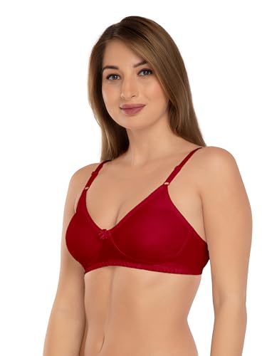 Image of Daisy DEE Women's Cotton Seamless Non-Padded Non-Wired Full Coverage T-Shirt Bra NLBLA