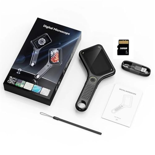 Microscope portable USB pour observer la nature en famille avec écran HD 3"