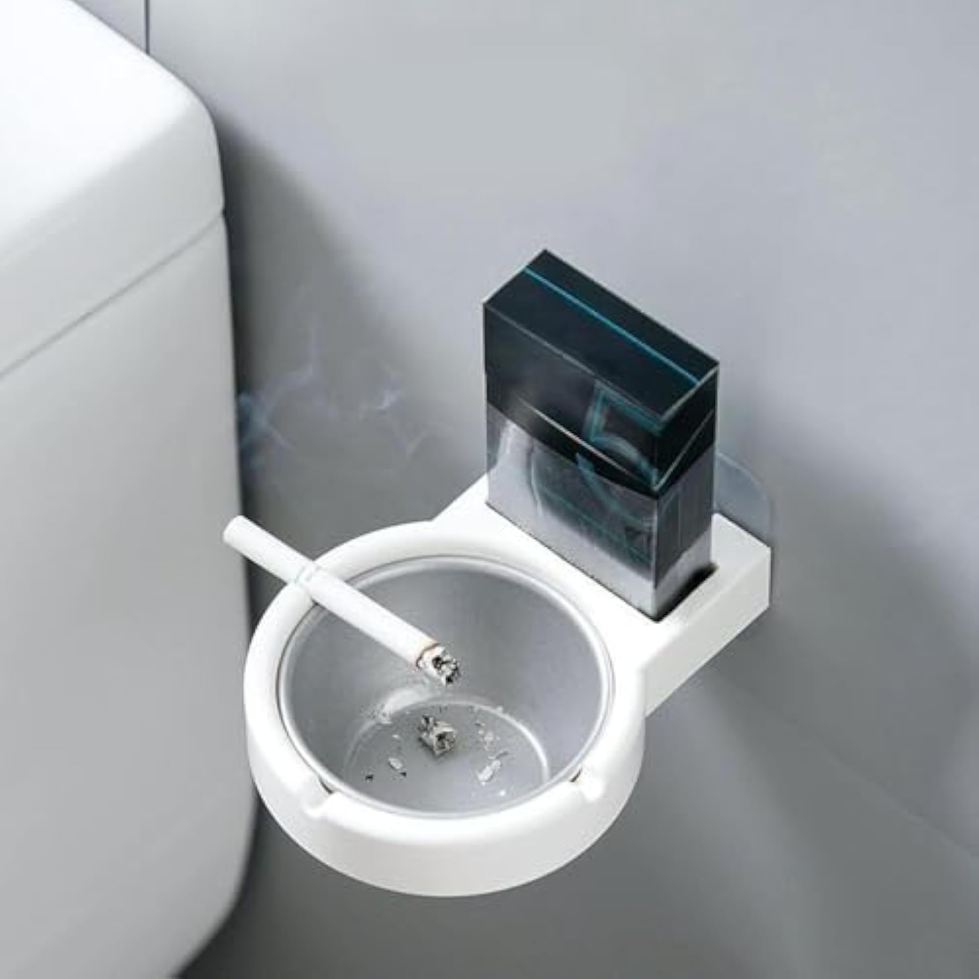 Wall Mounted Lightweight Ashtray for Balcony