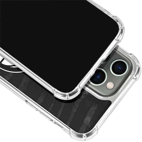 Skinit Clear Phone Case Compatible with iPhone 14 Pro Max - Officially Licensed NBA Detroit Pistons Black Animal Print Design