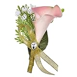 ★ Verwendung: Diese handgemachte Blumenkorsage kann am Revers getragen werden, als Handgelenkskorsage, zur Dekoration von Hochzeitstischen, zum Verzieren einer Weinflasche und mehr