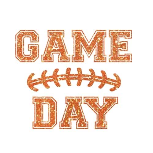 Football Game Day Iron On Decal, Sports Gameday Apparel