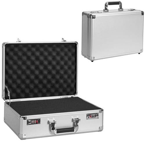 Large Portable Lock Box with Dual Combinations